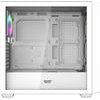 Darkflash DS900WD Atx ��������� ���������� (�����) + 4 ����������� - (DS900WD Fans_White)