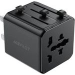 Acefast - Travel Adapter (Z11) - Universal, Fast Charging Converter, 10A, 2500W, AC100-250V - Black
