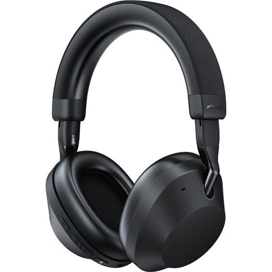 Acefast - Wireless Headset (H14) - Professional Drivers, Bt 6.0, 4-Mics Hybrid ANC, 360� Sound, Game Mode, AUX, App - Black