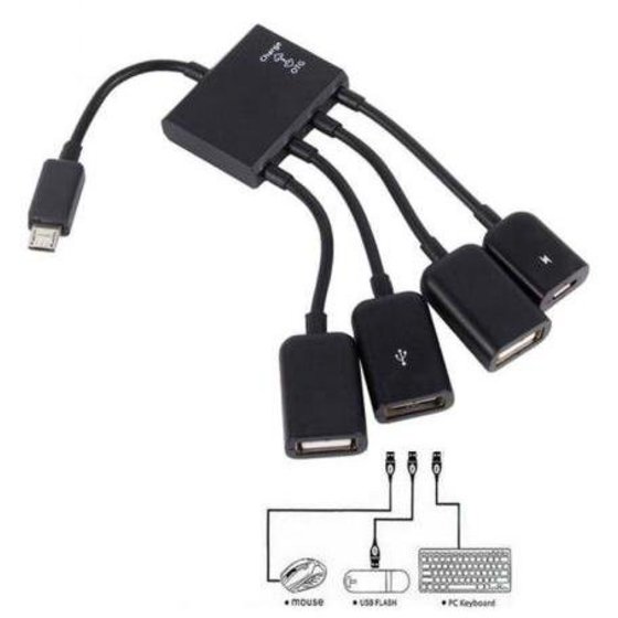 MICRO USB OTG HUB 5IN1 �����