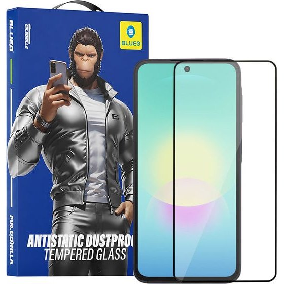 BLUEO - 2.5D Silk Full Cover Hd Glass - Samsung Galaxy A27 5G / A37 5G / A57 5G - Black