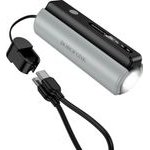 Borofone - Power Bank Star (BJ87) - With Type-C Cable, Built-In Flashlight, 5000mAh, 10W, Led Indicator - Black / Gray