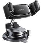 Lisen - Car Holder A609 - For Dashboard, 360� Rotation, Clamp Arm, Automatic Lock, Vacuum Suction - Deep Gray - (YL0225120003)