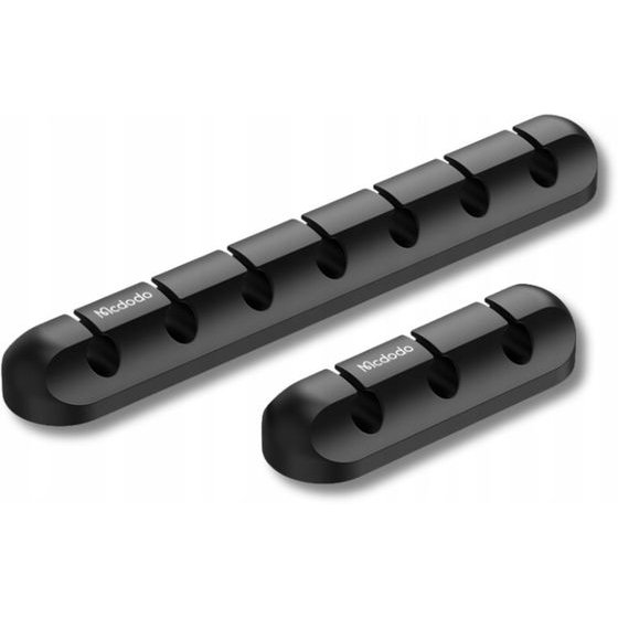 Mcdodo - (2 pack) Cable Organizer - 7 Slots, 3 Slots, Silicone - Grey - (WF-5960)