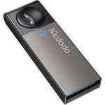 Mcdodo - Car Adapter - USB, With Built-In Multi-Function Button, Zinc Alloy, Bt V5.0, Dual-Phone Connection - Black - (OT-8250)