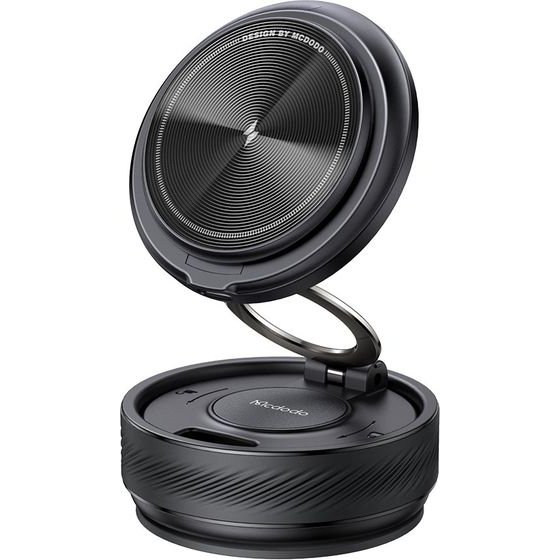 Mcdodo - Car Holder With Wireless Charging (CH-8610) - For Dashboard, Secure Grip, 360� Vacuum Suction Magnetic, 15W - Black