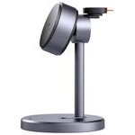 Mcdodo - Wireless Charging Station Black Swan Series (CH-2460) - Magnetic, For iPhone/iWatch/Earbuds, 22.5W, Qi2 - Grey