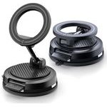 Spigen - Car Holder STK100 - MagSafe, For Dashboard, Vacuum Lock Car Mount Holder - Black - (ACP11667)