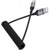 Hoco USB-A To USB-C Cable X121, 18W, 3A, 1.5m, Black