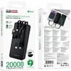 Borofone Power Bank 20000mAh �� 4 ������� �������� USB-C USB-A Lightning Micro-Usb ��� Led ������� ��������� ����� - (BJ84A)