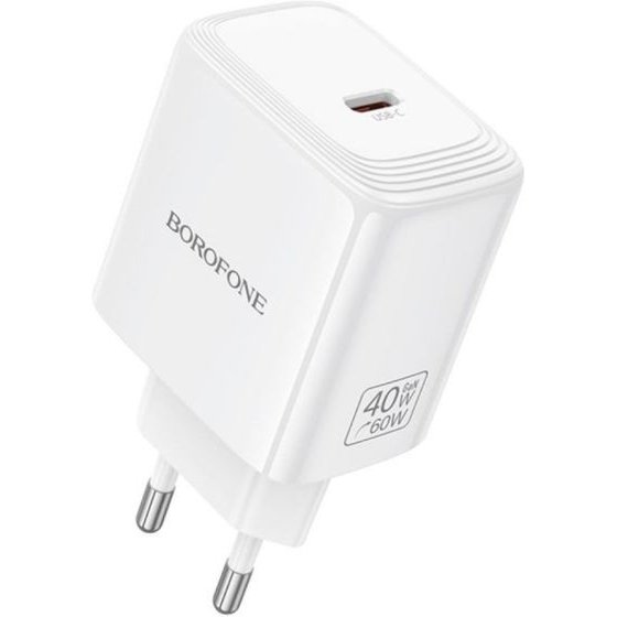 Borofone ��������� �������� Gan USB-C PD40W ������ - (BN33 Fuente)