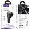 Hoco Bluetooth Fm Transmitter 120W �� 1xUSB-A 2xUSB-C PD20W QC3.0 Bt v5.4 �� ������� �������� ����� - (E88 Star)