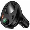 Hoco Bluetooth Fm Transmitter 120W �� 1xUSB-A 2xUSB-C PD20W QC3.0 Bt v5.4 �� ������� �������� ����� - (E88 Star)