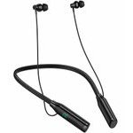 Hoco Bluetooth Hands Free Neckband Magnetic v5.4 1200mAh 150HRs ������������ Tf Card Led ������� ��������� ����� - (ES62 Plus)
