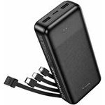 Hoco Power Bank 20000mAh 5V/2A Qc 1xUSB-C 2xUSB-A ������������ ������� USB-A USB-C Lightning Microusb ��� Led ������� ����� - (J163A)