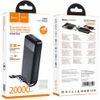 Hoco Power Bank 20000mAh 5V/2A Qc 1xUSB-C 2xUSB-A ������������ ������� USB-A USB-C Lightning Microusb ��� Led ������� ����� - (J163A)