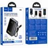 Hoco Power Bank 20000mAh PD45W QC3.0 1xUSB-C 1xUSB-A �� ������������ ������� USB-C ��� Led ������� ����� - (Q54 Shine)
