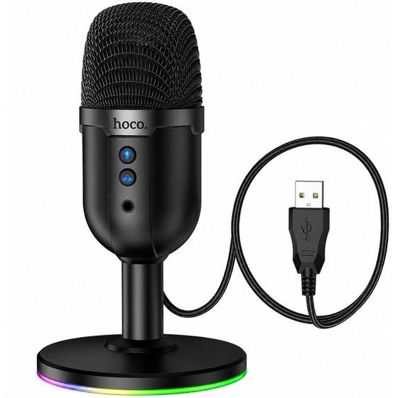 Hoco ����������� ��������� ��� Streaming ��� Video Calls Rgb Usb Aux ���������������� ��������� ������� Mute ��� Monitor ����� - (L25 Bright)
