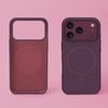 TFO Silicone Thin Mag Case For Iphone 17 Pro 6,3'' / Iphone 18 Pro 6,3'' Dark cherry