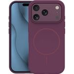 TFO Silicone Thin Mag Case For Iphone 17 Pro Max 6,9'' / Iphone 18 Pro Max 6,9'' Dark cherry