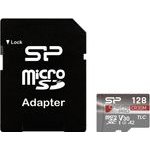 Silicon Power Micro Sdxc 128GB Class 10 UHS-I U3 A2 V30 Create Pro DDR200/Wa R170/W120 MB/S + Sd Adaptor - (SP128GBSTXLA2V1CSP)