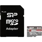 Silicon Power Micro Sdxc 512GB Class 10 UHS-I U3 A2 V30 Create Pro DDR200/Wa R170/W120 MB/S + Sd Adaptor - (SP512GBSTXLA2V1CSP)
