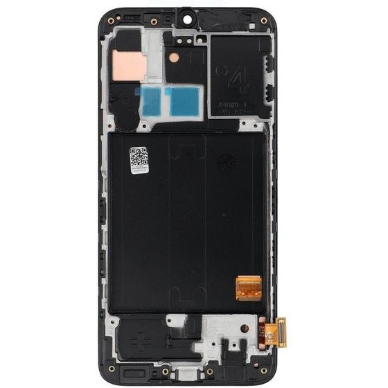 Fixcell Lcd Display For Samsung A40 Amoled With Frame Black (Change glass) OEM