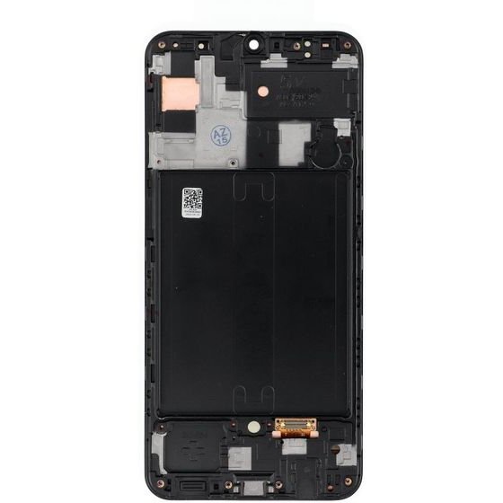 Fixcell Lcd Display For Samsung A50 Amoled With Frame Black (Change glass) OEM