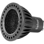 Kelvo Kyron Dark 60� ���� GU10 MR16 �� Honeycomb Anti-Glare Reflector Led 7W 770lm Cri (Ra)  = 90 60� Ac 220-240V IP20 ����� ����� 2700K Dimmable Bridgelux Cob Chip - ���� ������� & ����� ��� - �5x�5x�5.7cm - 3 ��� ������� -
