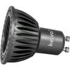 Kelvo Kyron Dark 60� ���� GU10 MR16 �� Honeycomb Anti-Glare Reflector Led 7W 770lm Cri (Ra)  = 90 60� Ac 220-240V IP20 ����� ����� 2700K Dimmable Bridgelux Cob Chip - ���� ������� & ����� ��� - �5x�5x�5.7cm - 3 ��� ������� -