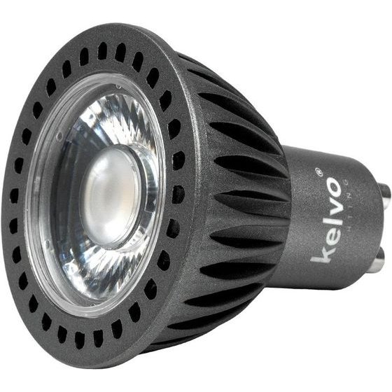 Kelvo Kyron Dtw 15� ���� GU10 MR16 Led 7W 770lm Cri (Ra)  = 90 15� Ac 220-240V IP20 ����� ����� Dimmable �� ���������� Dim-to-Warm 3000K- 1800K Bridgelux Cob Chip - ���� ������� ��� - �5x�5x�5.7cm - 3 ��� ������� - (KLV-103-0012)