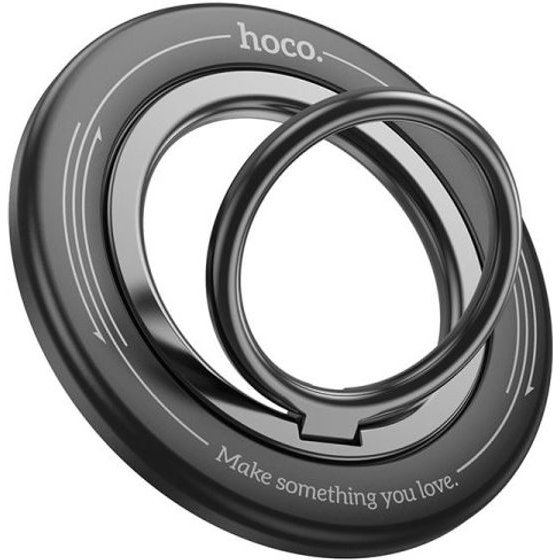 iSelf Hoco Ring Mag Stand Mobile Holder Black - (GH3)