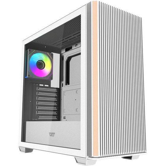 Darkflash DS900WS ���� ���������� (�����) + 4 ����������� Argb - (DS900WS fans_white)