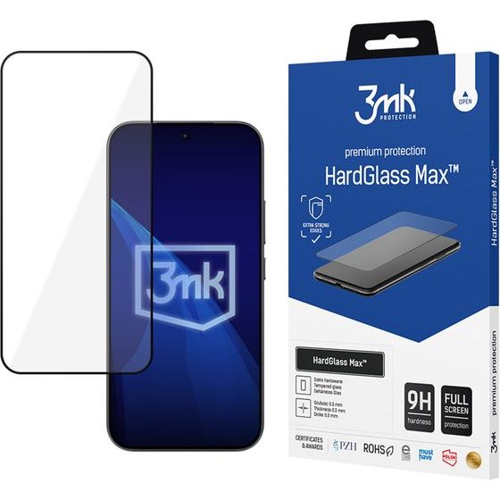 3MK Protection Xiaomi 17T - 3MK Hardglass Max Black - (W-3HGMxB-X17T)