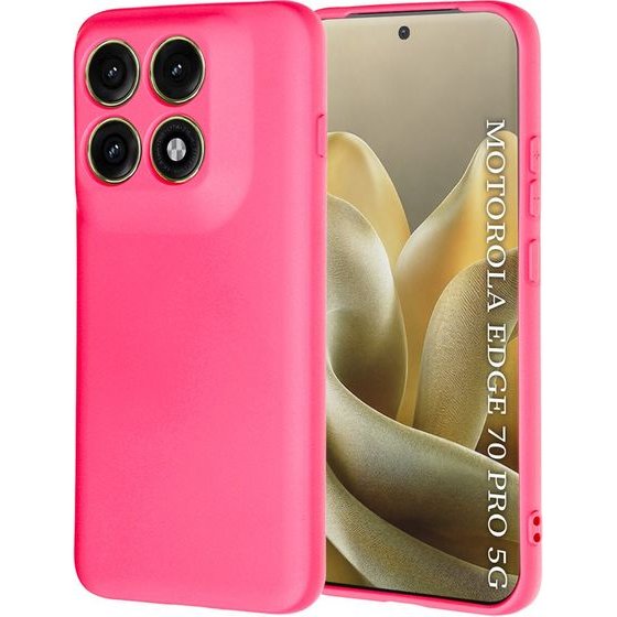 Techsuit - Softflex - Motorola Edge 70 Pro - Hot Pink