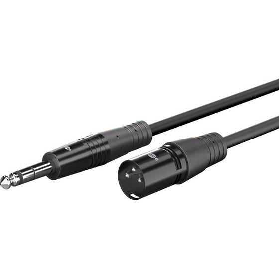 Goobay ������� ���� 6.35mm �� Xlr 3m, ����� - (80052)