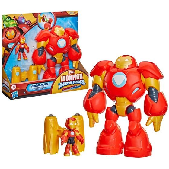 Hasbro DisneyJr.: Marvel - Iron Man & His Awesome Friends - Giant Armor Iron Man Figure (G3218)