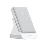 Cuktech WPB100N 20W 10000mAh Magnetic Power Bank With Stand - White - (CKWPB100NGLGR)