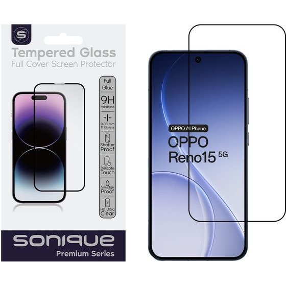 Sonique Hardy Glass Premium Series Hd Full Cover 9H Oppo Oppo Reno15 5G �����