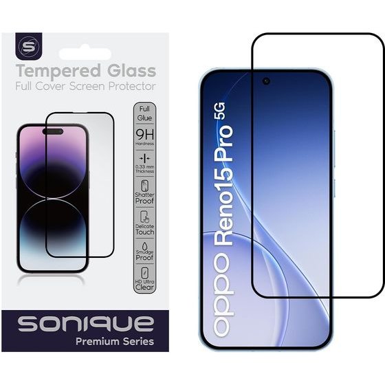 Sonique Hardy Glass Premium Series Hd Full Cover 9H Oppo Oppo Reno15 Pro 5G �����