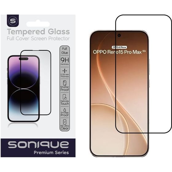 Sonique Hardy Glass Premium Series Hd Full Cover 9H Oppo Oppo Reno15 Pro Max �����