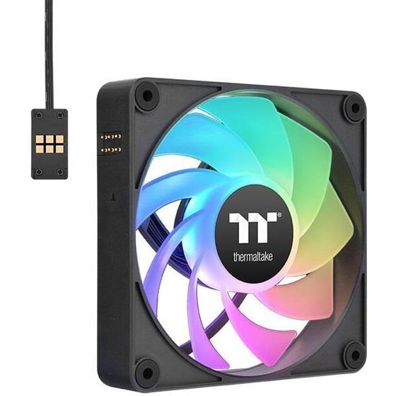 Thermaltake Fan CT120 Ex Reverse Argb Sync / Black 3-Pack - (CL-F192-PL12SW-A)