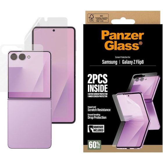 PanzerGlass Tempered Glass & Film Do Samsung Galaxy Z Flip8 - (PG65143)