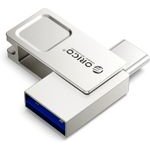 Orico U301 32GB USB-A USB-C Usb 3.2 Gen 1 Pendrive - Silver -U301-32GB-SV-Bp - (ORICO-U301-32GB-SV-BP)