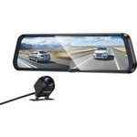 Hoco Dashcam For Rearview Mirror With a Display 9,66'' 1080p/30fPs + Rear Camera 720p/30fPs DV16 black