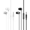 Hoco Wired Earphones With Microphone Jack 3,5 Mm M119 silver