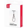 Crong Phone Charm - Lanyard Phone Pendant (Silver Bow) - (CRGPHCH22)