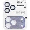 Volte-Tel Camera Glass Cover Iphone 17 Pro 6.3in 9H 0.30MM 3D Ar NICKEL-Electroplating Frame BLUE