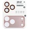 Volte-Tel Camera Glass Cover Iphone 17 Pro Max 6.9in 9H 0.30MM 3D Ar NICKEL-Electroplating Frame ORANGE