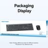 Vention Wireless Full-Size Silent Keyboard & Mouse Combo Black Slim Type Us - (KTZB0-EN)